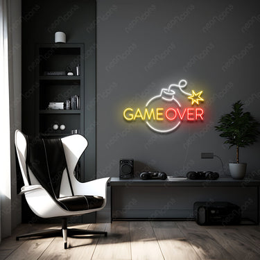 'Times Up' Neon Sign by Neon Icons